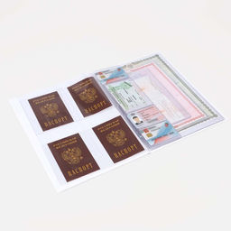 Папка для семейных документов,4 комплекта, цвет серый - Simaland фото 3