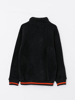 Dik Yaka Nak??l? Uzun Kollu Polar Erkek ?ocuk Sweatshirt - Waikiki фото 2
