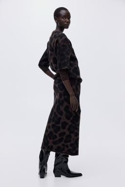 Falda en punto jacquard - H&m фото 6