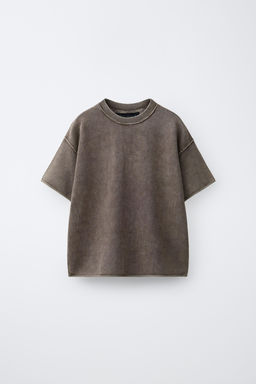 CAMISETA PUNTO EFECTO LAVADO / ?xido