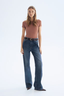 Body de manga corta en microfibra - H&m фото 8