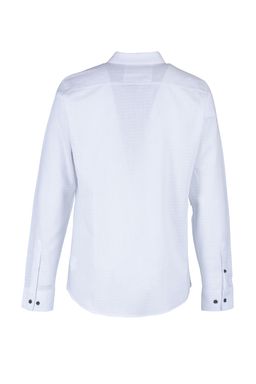 TRENDYOL MAN Beyaz Slim Fit Dokulu %100 Pamuklu Nefes Alabilen Gomlek TMNAW23GO00162 - Trendyolmilla фото 8