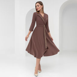 Платье Дорогобогато (сафари с поясом) - Charutti фото 4