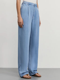 Джинсы balloon со складками / Zarina  фото 3