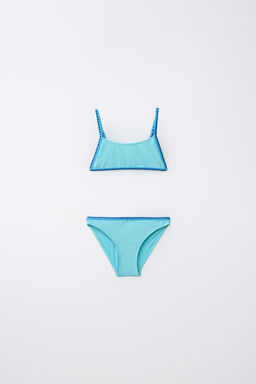 6-14 A?OS/ BIKINI BRILLOS / Azul claro