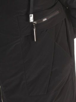 21-973 BLACK Куртка зимняя женская AKIDSEFRS (150 гр. синтепон)