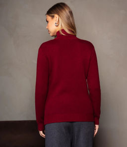 Водолазка #КТ881 (7), бордовый - Dommod фото 3