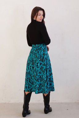 Юбка А-силуэта с принтом - Martichelli фото 17