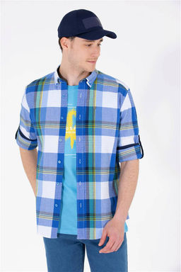 U. S. Polo Assn Мужская рубашка Saks в клетку - U.s. polo assn фото 10