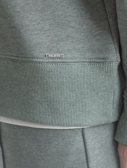 Джемпер из петельчатого футера двухнитки с эластаном