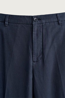 PANTAL?N RELAXED FIT LAVADO / Azul - Zara фото 9
