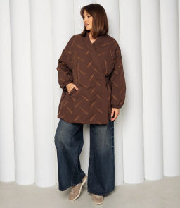 Куртка #КТ095 (1), шоколадный - Dommod фото 4