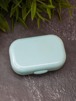 Контейнер для линз Classic horizontal, light blue
