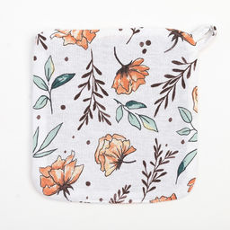 Прихватка Доляна Oleander 19х19 см, 100% хлопок, ватин 250 г/м2  фото 3