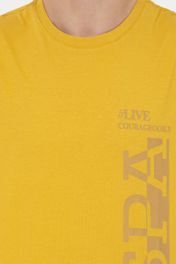 Erkek Safran Bisiklet Yaka Ti__rt