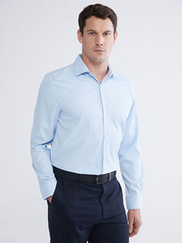 Рубашка мужская Slim Fit фактурная