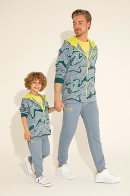 Erkek _ocuk _ndigo Sweatshirt