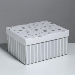 Складная коробка Стильный дом, 31,2 х 25,6 х 16,1 см - Дарите счастье фото 9