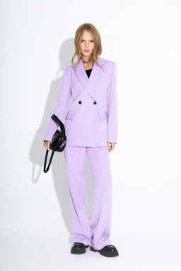 Брюки Pirs 4654 светлая лаванда  фото 4