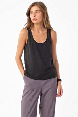 Топ трикотажный из вискозы белый - Fly фото 7