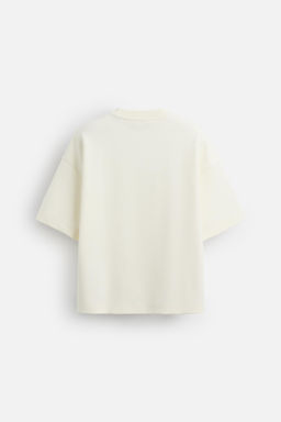 EMBOSSED SLOGAN T-SHIRT - Zara фото 6