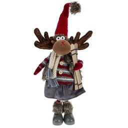 Игрушка набивная "Олень", L29 W15 H73 см, 2в.