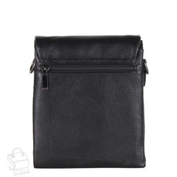 Сумка мужская кожаная 004-6QH black Heanbag в Новосибирске