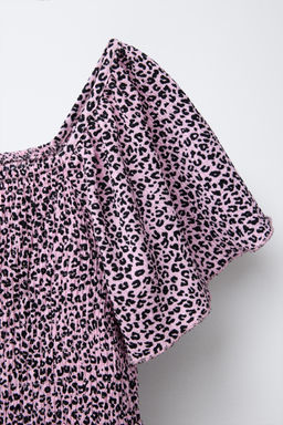 ANIMAL PRINT TEXTURED DRESS - Zara фото 3