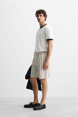 LINEN - VISCOSE BERMUDA SHORTS - Zara фото 25