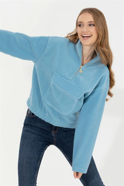 Женская синяя толстовка стоя - U.s. polo assn фото 10
