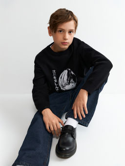 ACOOLA / Джемпер детский для мальчиков Cheto черный  фото 5