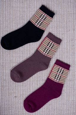 Цена за 6 пар. Носки Шотландия женские плюш - Berchelli фото 3
