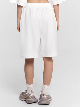 Комплект женский белый с принтом и надписью "Osaka 87"