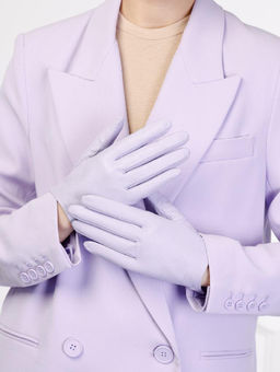 Перчатки женские б/п IS00410 lilac - Eleganzza фото 30