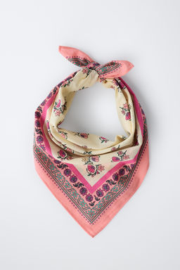 BANDANA ESTAMPADO FLORES / Crudo - Zara фото 4