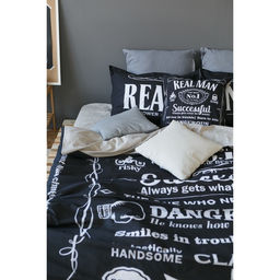 Постельное бельё Этель 1.5 сп Real Man 143х215 см,150х214 см, 50х70+3 - 2 шт  фото 3