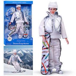 Кукла "Зимнии приключения" с аксессуарами, в коробке