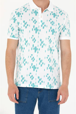 U. S. Polo Assn Мужская мятная футболка-поло - U.s. polo assn фото 13