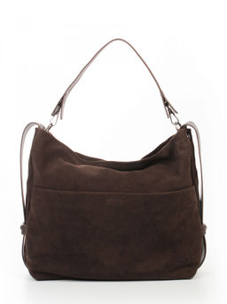 LACCOMA сумка АУ9902-Ф-коричневый натуральная замша хлопок