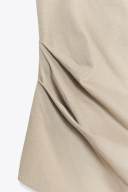 DYED EFFECT HALTER TOP - Zara фото 7