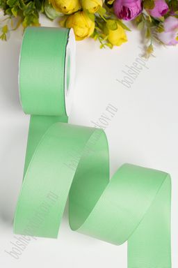 Лента репсовая 4 см*20 ярд "1 сорт" (SF-1349) светло-зеленый №238