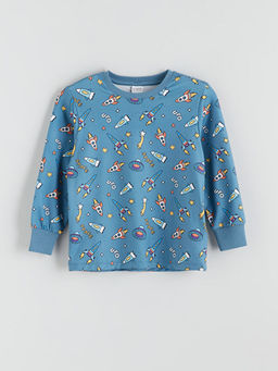 Bisiklet Yaka Erkek ?ocuk Pijama Tak?m?