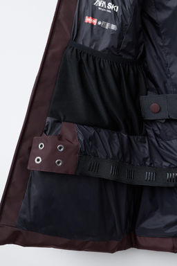 WATER-RESISTANT AND WINDPROOF DOWN PUFFER JACKET WITH BELT RECCO® SYSTEM SKI COLLECTION - Zara фото 26