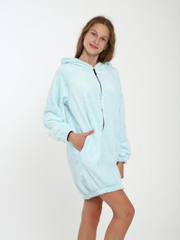Халат "Лапки" бирюза