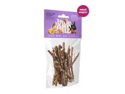 Лакомство Литтл Ван 35г для грызунов ветви с лепестками и травами, 6