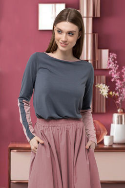 лонгслив 1760-06 -50% - Mix-mode фото 2