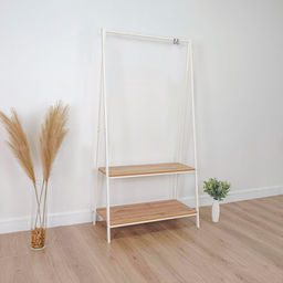 Вешалка гардеробная металл. "Алабама 32" белый Вешалка гардеробная металл. "Алабама 32" белый