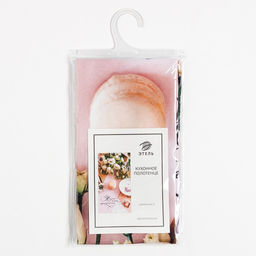 Полотенце кухонное Пионы 40?73 см, 100% хл, саржа 190 г/м?