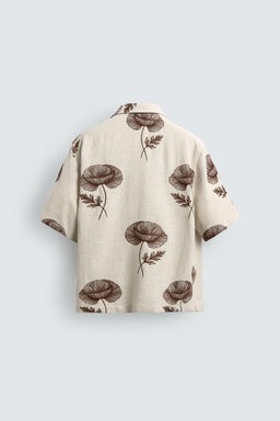 CAMISA BORDADO FLORAL / Crudo - Zara фото 8