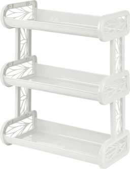 Полка навесная 3-х ярусная Тюльпан арт.BQ1683, KL1683 - Полимербыт фото 2